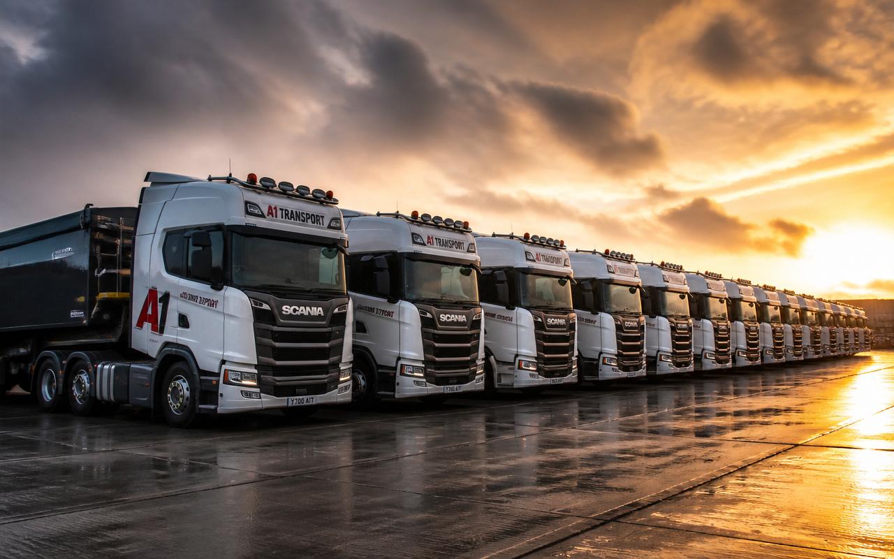 Modern fleet, ready to dispatch